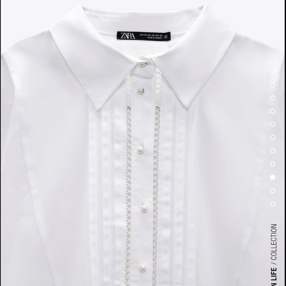 Zara Voluminous Poplin Dress - Picture 5 of 14